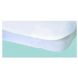 Alese Protector de Colchón Impermeable Elástico Terry 100% Algodón 80x190 cm Blanco