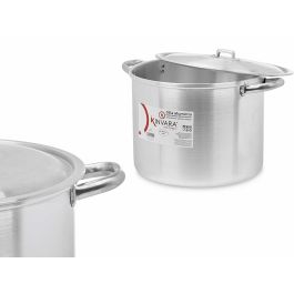 Kinvara Olla de Aluminio 30 cm 15 L - 40x27x32 cm, Plata, Apto para Gas, Horno y Lavavajillas (4 Unidades) Kinvara Olla de Aluminio 30 cm 15 L - 40x27x32 cm, Plata, Apto para Gas, Horno y Lavavajillas (4 Unidades)