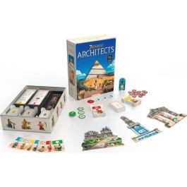 Asmodee 7 Wonders: Architects - Nuevo Juego de Mesa de Construcción de Maravillas - Edad 8+ para 2-7 Jugadores (25 Minutos)