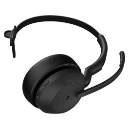 Jabra Evolve2 55 Link380c MS Mono Auriculares Inalámbricos Bluetooth para Oficina/Centro de Llamadas, Certificado Microsoft Teams, Negro