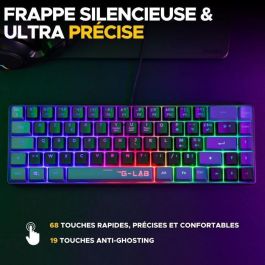 The G-Lab COMBO HYDRO Pack de Juegos 2 en 1: Teclado Gaming Preciso y Ratón Ergonómico con Cable - Negro/Gris The G-Lab COMBO HYDRO Pack de Juegos 2 en 1: Teclado Gaming Preciso y Ratón Ergonómico con Cable - Negro/Gris