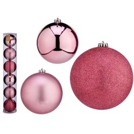 Set 6 Bolas Navidad Rosa Oscuro 15 cm Krist+ (4 Unidades) Precio: 57.58999961. SKU: B1KPCLVJR3