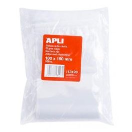 Apli Bolsas Autocierre 100x150 mm Pack 100 Ud Transparente LDPE Aptas Alimentario Precio: 2.6899994. SKU: BIX13128