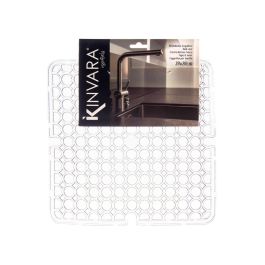 Esterilla para fregadero cuadrada 28x28 cm transparente - Kinvara (24 Unidades) Esterilla para fregadero cuadrada 28x28 cm transparente - Kinvara (24 Unidades)