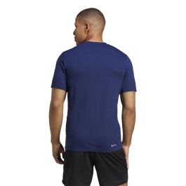 Camiseta de Manga Corta Hombre Adidas Training Essentials Feel Ready Azul oscuro 5-6 Años