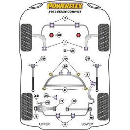 Powerflex PFR5-4625 Rear Diff Front Bush