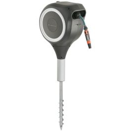 Gardena Enrollador de Manguera Automático RollUp S 15 m 11 mm Rebobinado Auto. Anti-Torsión Borde Blanco