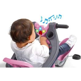 Triciclo baby plus music rosa 91,2x98,3x51,5 cm