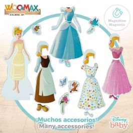 Encajable de madera vestidos disney princesa 32x28 cm Encajable de madera vestidos disney princesa 32x28 cm