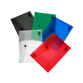 Liderpapel Carpeta Dossier con Broche 34354 Polipropileno Transparente DIN A5 Capacidad 50 Hojas 180 micras