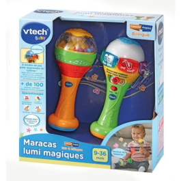 Vtech Baby Magic Lumi Maracas Juguete Musical para Bebés de 9 a 36 Meses