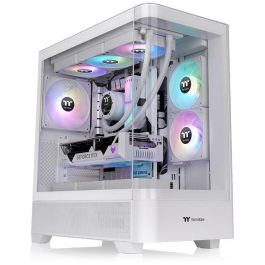Thermaltake View 290 TG ARGB Midi Tower Blanco - Caja PC para Ordenador con Iluminación