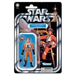 Kenner F9788 Figura Luke Skywalker Star Wars The Vintage Collection Episodio IV 9,5 cm articulada con bláster y casco Kenner F9788 Figura Luke Skywalker Star Wars The Vintage Collection Episodio IV 9,5 cm articulada con bláster y casco