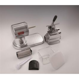 Ariete 449 Rallador Eléctrico Profesional de Acero Inoxidable, Apto para Inducción