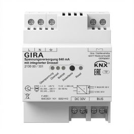 GIRA 213000 Fuente de Alimentación 640 mA Drossel KNX REG Precio: 264.9416. SKU: B1C5WZ329N