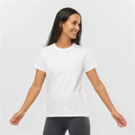 Camiseta de Manga Corta Mujer Salomon LC1644800 Blanco (S)