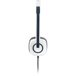 Logitech H151 Auriculares Estéreo con Micrófono con Cancelación de Ruido, Controles en Línea y Diadema Ajustable