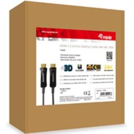 Equip Cable HDMI 2.0 4K/60Hz Macho-Macho 18Gbps Soporta 3D HDCP2.2 HDR