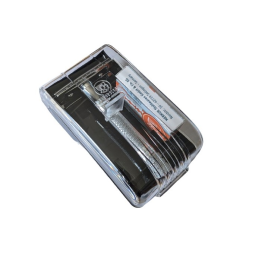Merkur Razor, Straight Comb, Short Handle, Set With 10 Blades Merkur Razor, Straight Comb, Short Handle, Set With 10 Blades