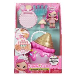 MGA Yummiland Muñeca Brillo de Labios, Bolso de Belleza Helado con Pintauñas, Pegatinas y Loción Corporal