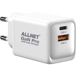 Z ALLNET Ersatznetzteil QC USB-C PD GaN Netzteil Power Supply45Watt 1x USB Typ-A QC 1x USB Typ-C**EU PLUG** Precio: 55.68999953. SKU: B1FEV42YRL