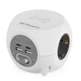 Regleta Orbegozo EN 4500 con Carga inalámbrica/ 3 Tomas de corriente/ 2 USB - 2 USB Tipo C/ Cable 1.5m/ Blanca y Gris Precio: 34.98999955. SKU: B1J3X58JWR