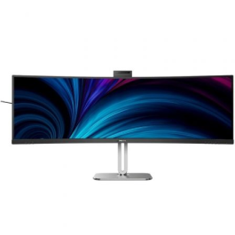 Monitor Profesional Ultraparonámico Curvo Philips 49B2U6900CH 48.8"/ Dual QHD/ Multimedia/ Regulable en altura/ Webcam/ Negro Precio: 1156.58999984. SKU: B198HHMDDY