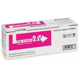 Kyocera TK 5160M Tóner Magenta Original 12000 Páginas para ECOSYS P7040cdn
