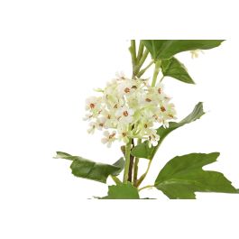 DKD Home Decor Flor Artificial Blanca y Verde 15 x 70 x 15 cm (12 Unidades) Tacto Real