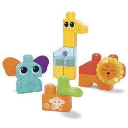 Juego de construcción SAFARI DES SENS MEGABLOKS - Jirafa campana, león de mármol y elefante de orejas blandas Precio: 27.59000013. SKU: B16JCFNSME