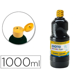 Giotto Témpera Escolar Lavable Negro Botella 1000 mL Precio: 5.50000055. SKU: B17CDBNKWN
