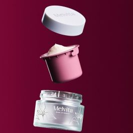 Melvita ARGÁN BIO-ACTIVO Crema Reafirmante Recarga, Cuidado Antiedad para Piel Seca y Deshidratada, 50 ml