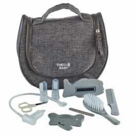 Thermobaby THE1686239828018 Neceser con accesorios gris jaspeado
