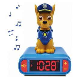Lexibook Rl800Pa Reloj Despertador infantil Patrulla Canina Chase. Luz nocturna y alarma con sonidos de Patrulla Canina +3 años