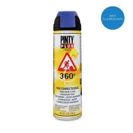 Pintura en spray pintyplus tech 650cc marcador 360° azul t118 Precio: 6.50000021. SKU: S7902578