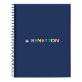 Libreta Benetton Cool Azul marino A4 120 Hojas Precio: 3.78999951. SKU: B188Y3B5K8