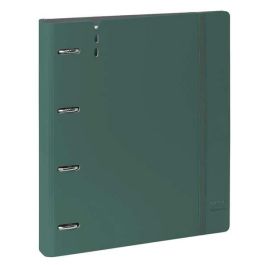 Carpeta Con Recambio Safta Din A4 Cuadro 5 mm Polipropileno Foam 4 Anillas 35 mm Verde Oscuro Carpeta Con Recambio Safta Din A4 Cuadro 5 mm Polipropileno Foam 4 Anillas 35 mm Verde Oscuro
