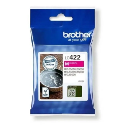 Brother Cartucho de Tinta LC422M Magenta Original para Impresora