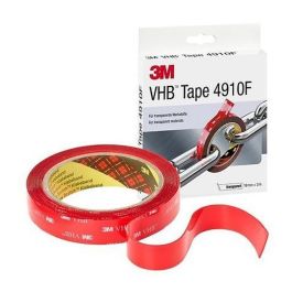 3M 4910F Cinta Adhesiva Acrílica VHB Doble Cara Transparente de Altas Prestaciones, 19mm x 3m, Grosor 1mm Precio: 15.79000027. SKU: B1ETE6MBE8