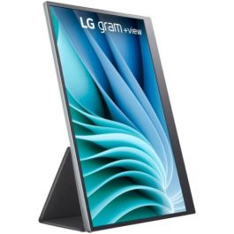 LG 16MR70 Monitor Portátil 16" WQXGA IPS DCI-P3 99% para portátil/móvil USB-C, 670g, Giro automático Negro/Plata LG 16MR70 Monitor Portátil 16" WQXGA IPS DCI-P3 99% para portátil/móvil USB-C, 670g, Giro automático Negro/Plata