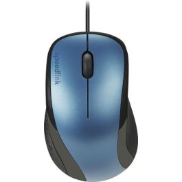 Speedlink Ratón óptico Kappa USB para PC/Portátil, 1000 DPI, Ergonómico, Mano derecha, Negro/Azul Precio: 21.58999975. SKU: B1BS74NEZC