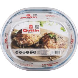 Fuente de vidrio oval Quttin 23.5x19 cm, 1.5 litros (6 Unidades) Fuente de vidrio oval Quttin 23.5x19 cm, 1.5 litros (6 Unidades)
