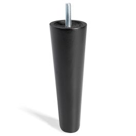 Q&Q H150 M8 Pata Cónica de Madera Negra para Sofá y Mueble, 150mm Altura, Rosca M8, Fabricada en España Precio: 2.8900003. SKU: B19CPYCEEX