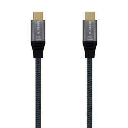 AISENS - CABLE USB 2.0 ALUMINIO 5A 100W E-MARK, USB-C/M-USB-C/M, GRIS, 1.0M Precio: 5.59000035. SKU: S5622026