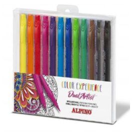 Alpino Rotuladores Color Experience Dual Artist Doble Punta Perfila-Colorea C-Surtidos Estuche 12 Ud Precio: 4.79000038. SKU: B14RST6KGY