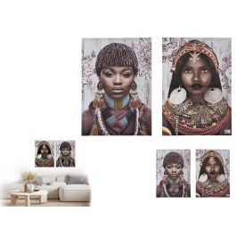 Set 2 Lienzos Mujeres Africanas 50X70 Giftdecor (6 Unidades) Precio: 102.69000049. SKU: B187JZSYJN