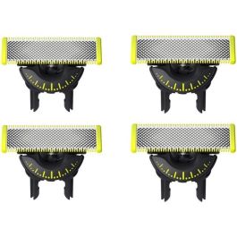 Cabezal de afeitar - PHILIPS One Blade - Pack de 4 hojas de repuesto 360  QP440/50
