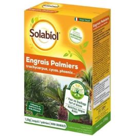 Solabiol SOPALMY15 Fertilizante para Palmeras (Trachycarpus, Cícadas, Phoenix) y Plantas Mediterráneas - Follaje Verde 1,5 Kg