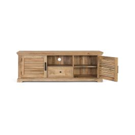 Giner y Colomer Mueble Televisor en Madera Maciza de Mango 170 cm con 2 Puertas y 1 Cajón