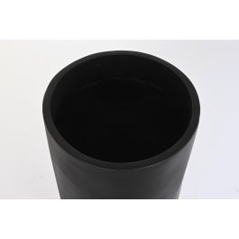 DKD Home Decor Jarrón Moderno Negro Resina 35 x 90 x 35 cm
